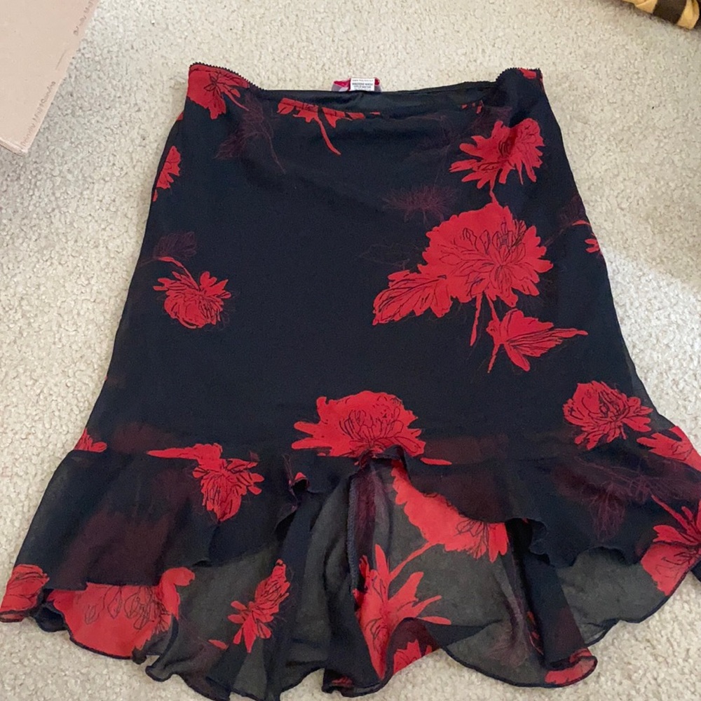 vintage 90s midi skirt